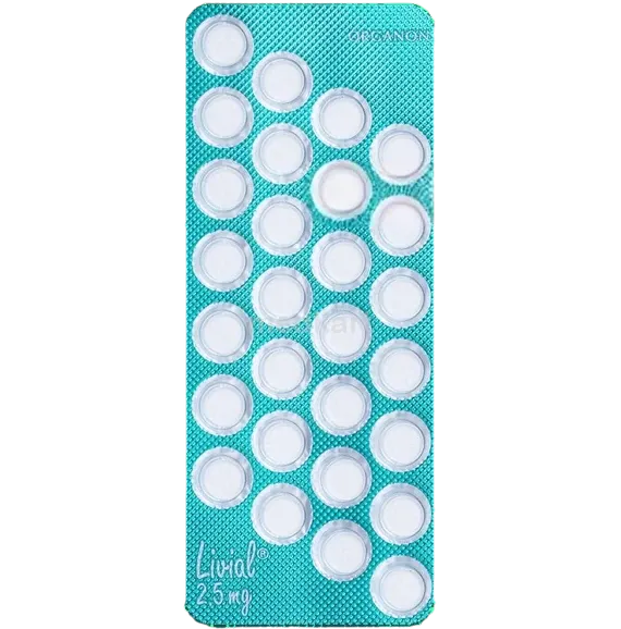 livial 2.5mg tablet 28's